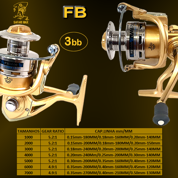 MOLINETE FB 3BB ALUMINIO