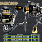 MOLINETE DIAMOND 9+1BB ALUMINIO