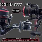 MOLINETE PIONEER 8000 10+1BB ALUMINIO